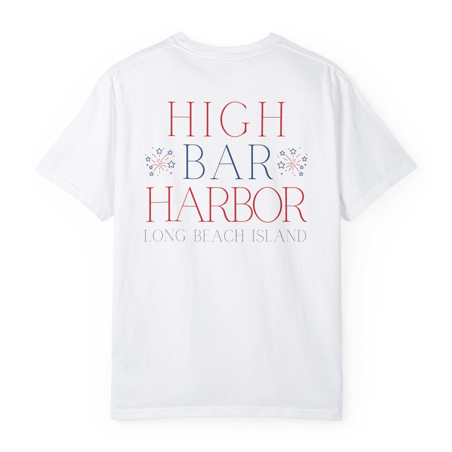 Patriotic Comfort Colors tee, High Bar Harbor