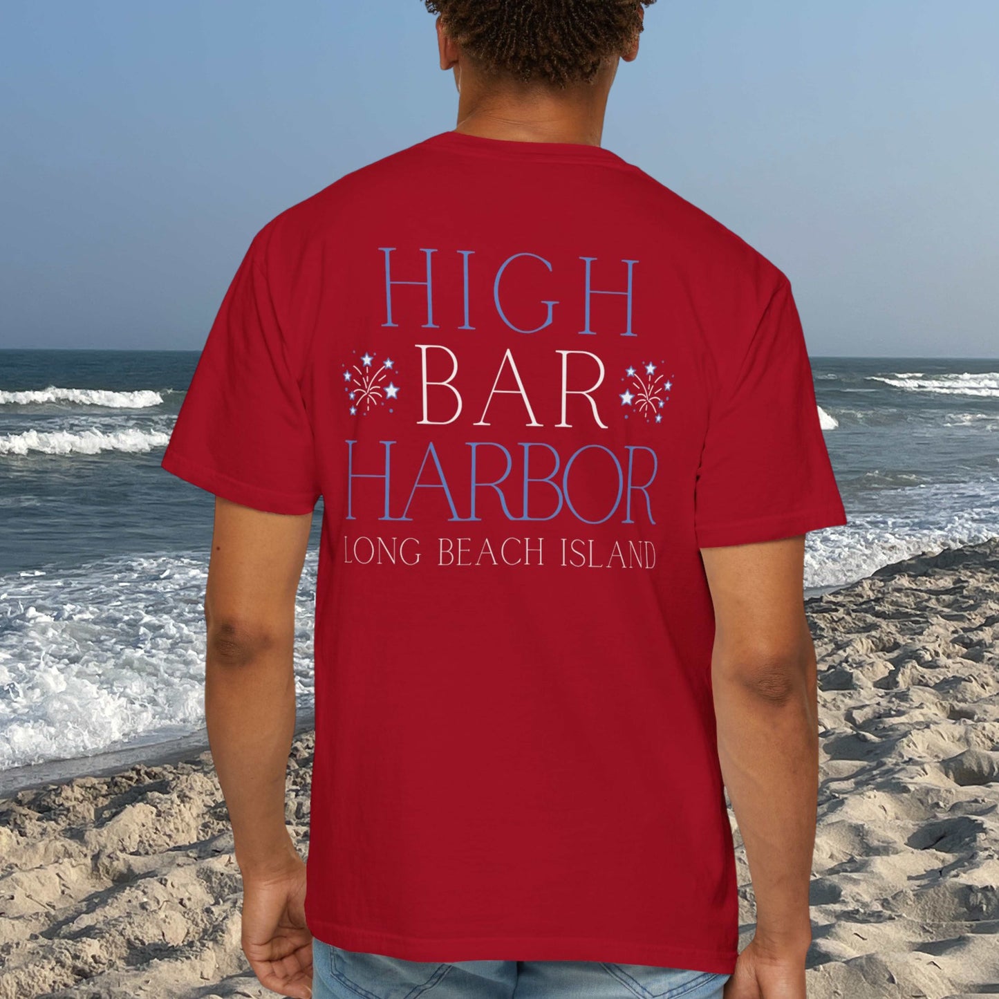 Patriotic Comfort Colors tee, High Bar Harbor