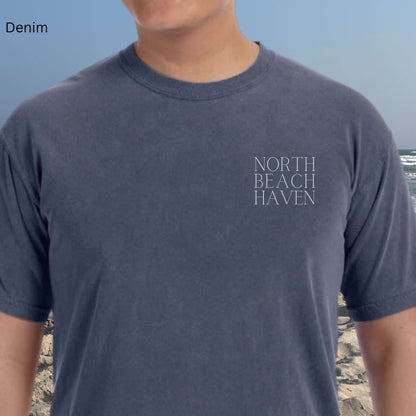 Waves Comfort Colors shirt, North Beach Haven