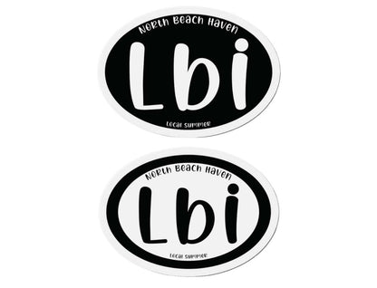 LBI Oval Magnet, North Beach Haven