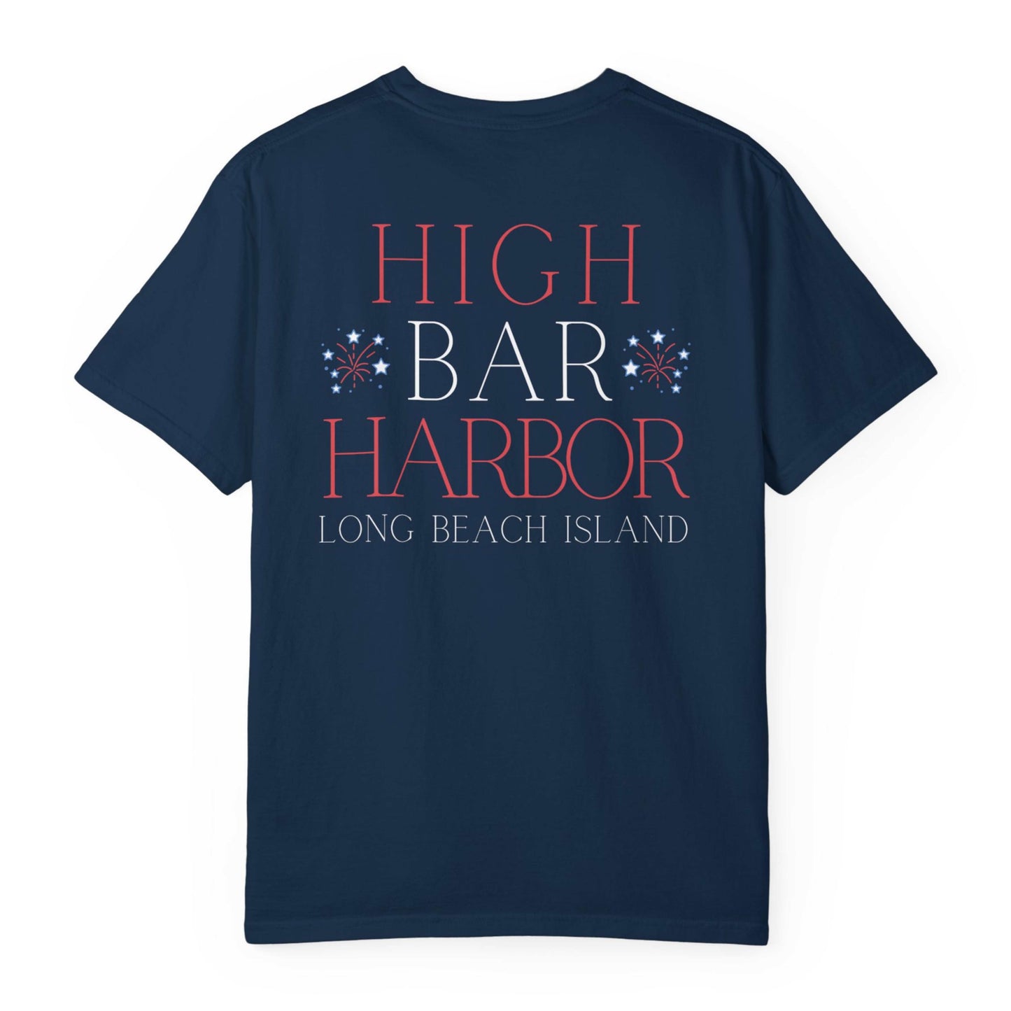 Patriotic Comfort Colors tee, High Bar Harbor