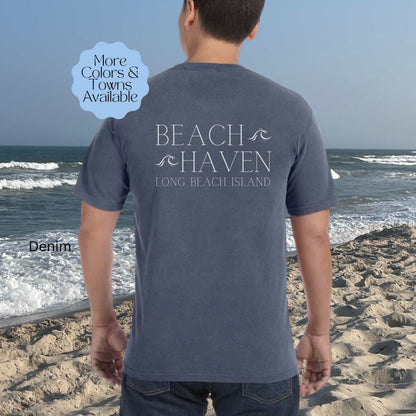 Waves Comfort Colors Short Sleeve Tee, Beach Haven