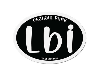 LBI Oval Magnet, Peahala Park