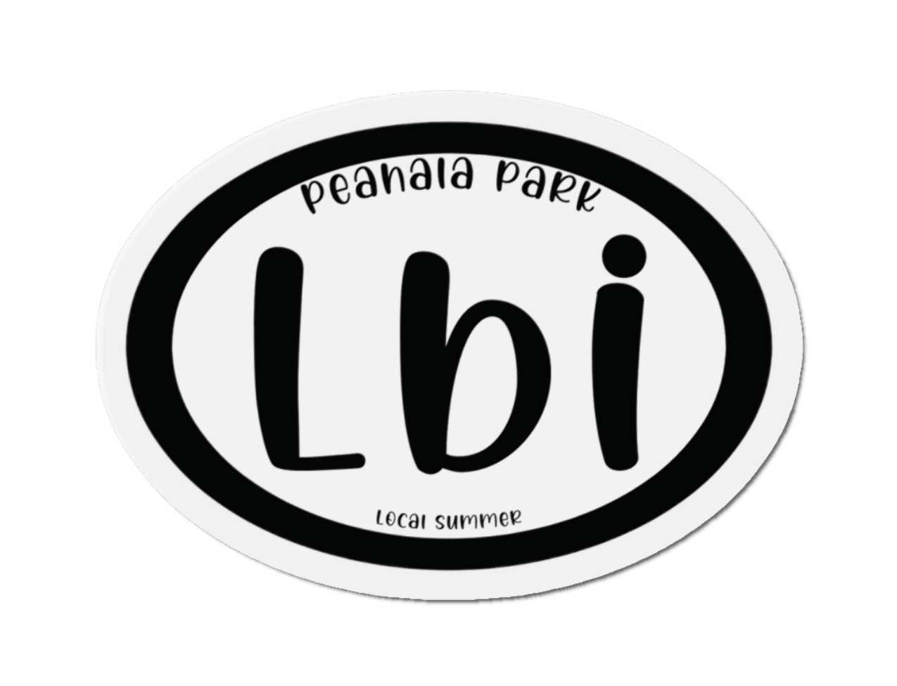 LBI Oval Magnet, Peahala Park