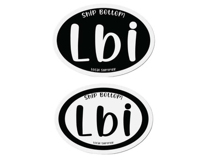 LBI Oval Magnet, Ship Bottom