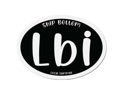 LBI Oval Magnet, Ship Bottom