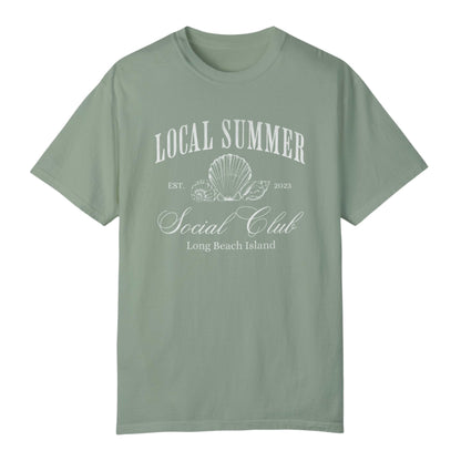 Local Summer Social Club, Seascape, Comfort Colors Tee