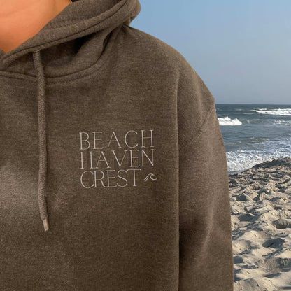 Waves Hoodie, Beach Haven Crest