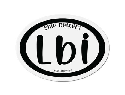 LBI Oval Magnet, Ship Bottom