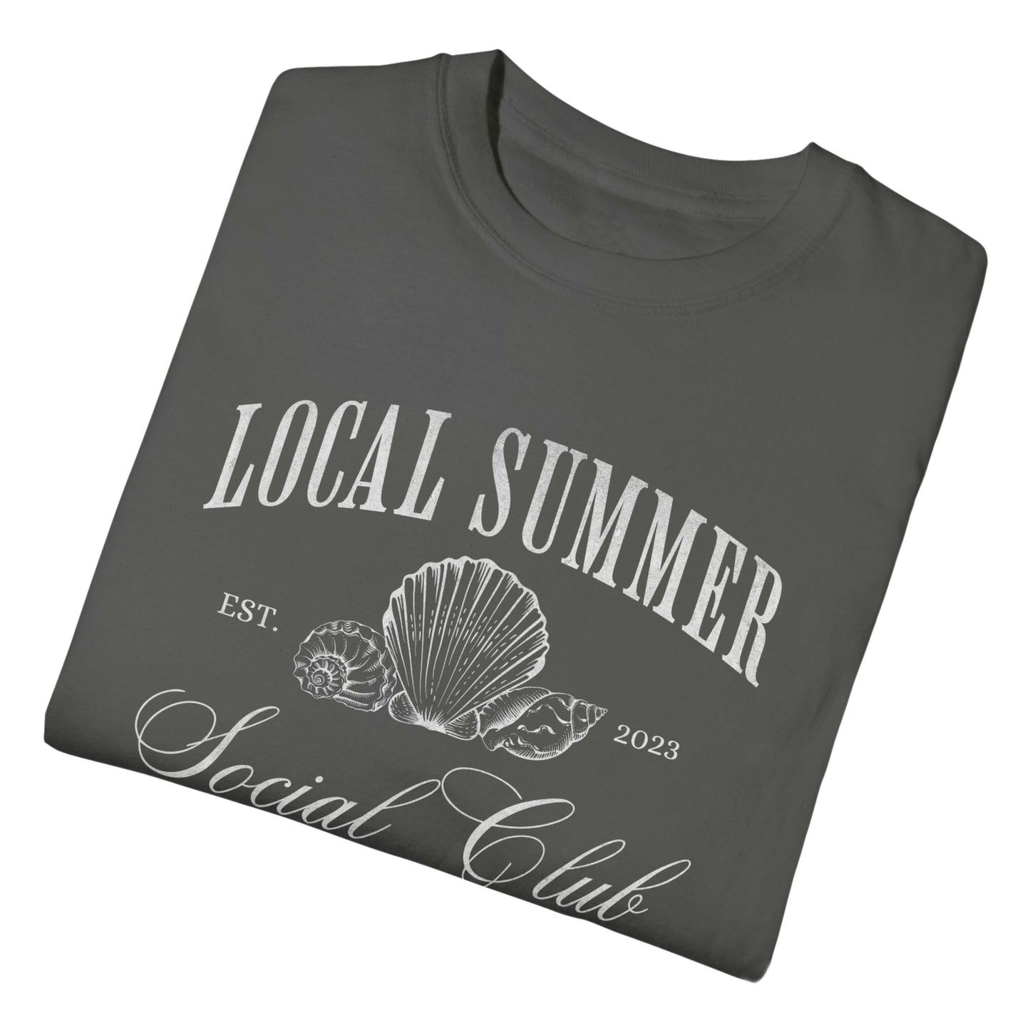 Local Summer Social Club, Seascape, Comfort Colors Tee