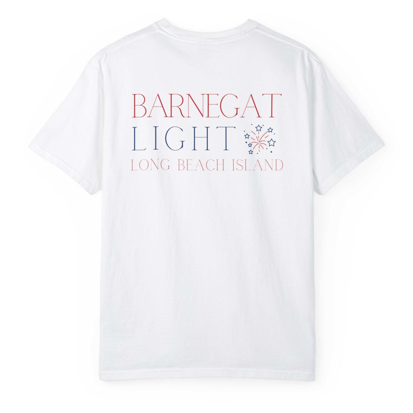 Patriotic Comfort Colors tee, Barnegat Light