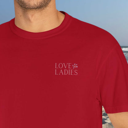 Patriotic Comfort Colors tee, Loveladies