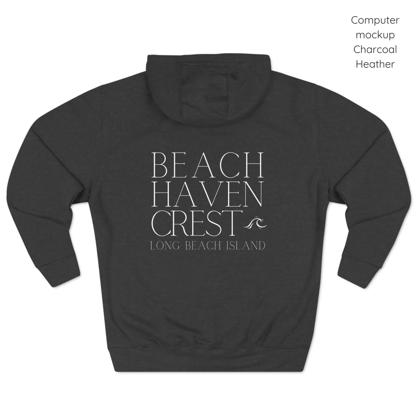 Waves Hoodie, Beach Haven Crest