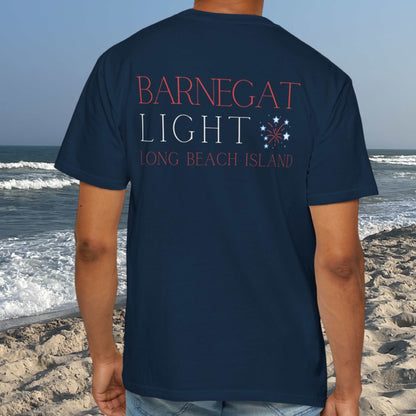 Patriotic Comfort Colors tee, Barnegat Light