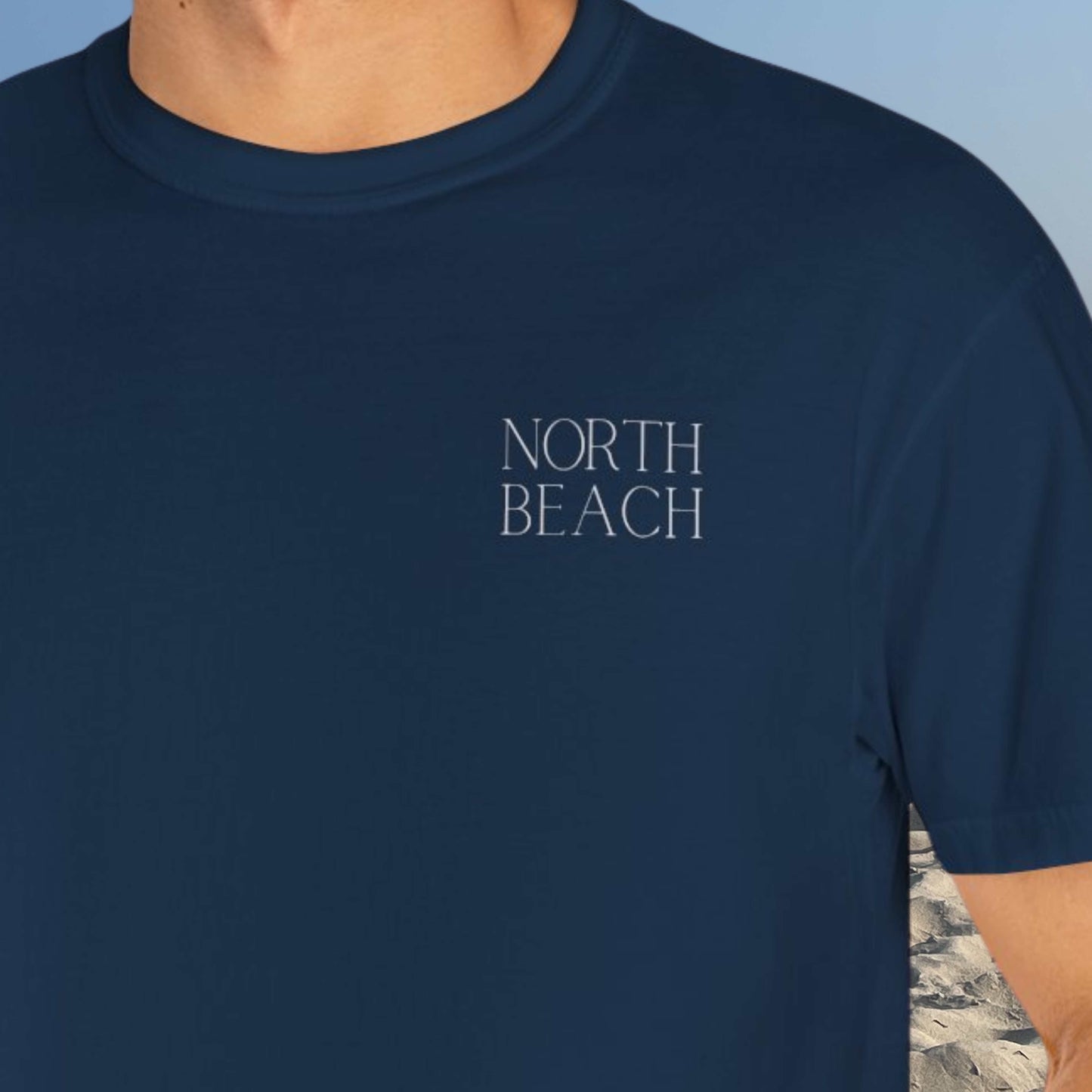 Patriotic Comfort Colors tee, North Beach