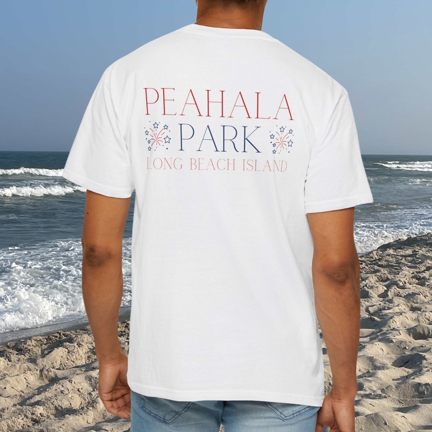 Patriotic Comfort Colors tee, Peahala Park