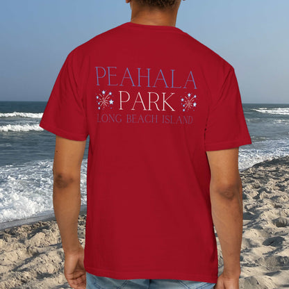 Patriotic Comfort Colors tee, Peahala Park