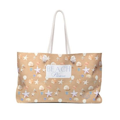 Shells Galore Beach Bag, Overnight Bag - Beach Please