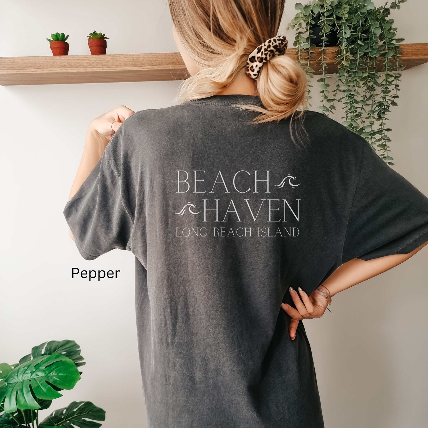 Waves Comfort Colors Short Sleeve Tee, Beach Haven