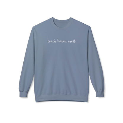 Breezy Days Crewneck Sweatshirt, Beach Haven Crest