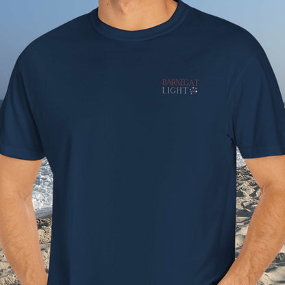 Patriotic Comfort Colors tee, Barnegat Light