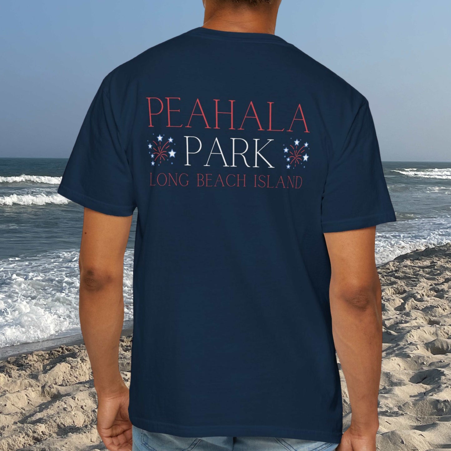 Patriotic Comfort Colors tee, Peahala Park