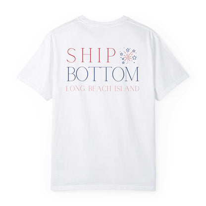 Patriotic Comfort Colors tee, Ship Bottom