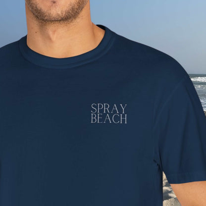 Patriotic Comfort Colors tee, Spray Beach