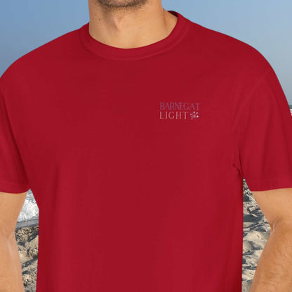 Patriotic Comfort Colors tee, Barnegat Light