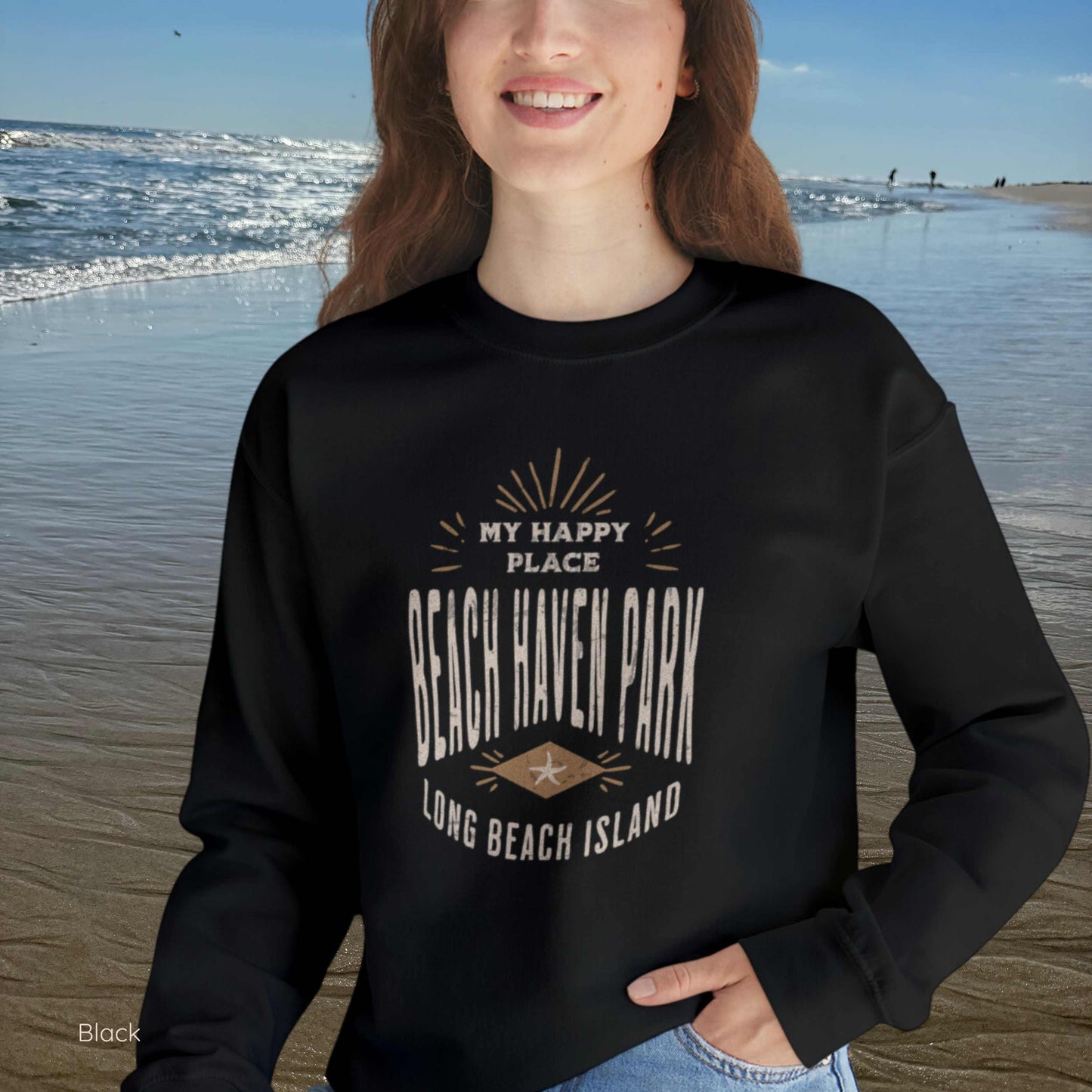 My Happy Place Sweatshirt, Beach Haven Park