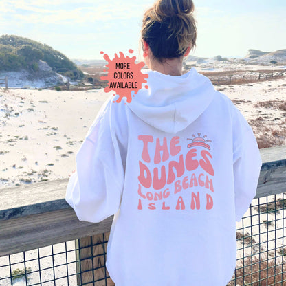 Coral wave Hoodie, The Dunes