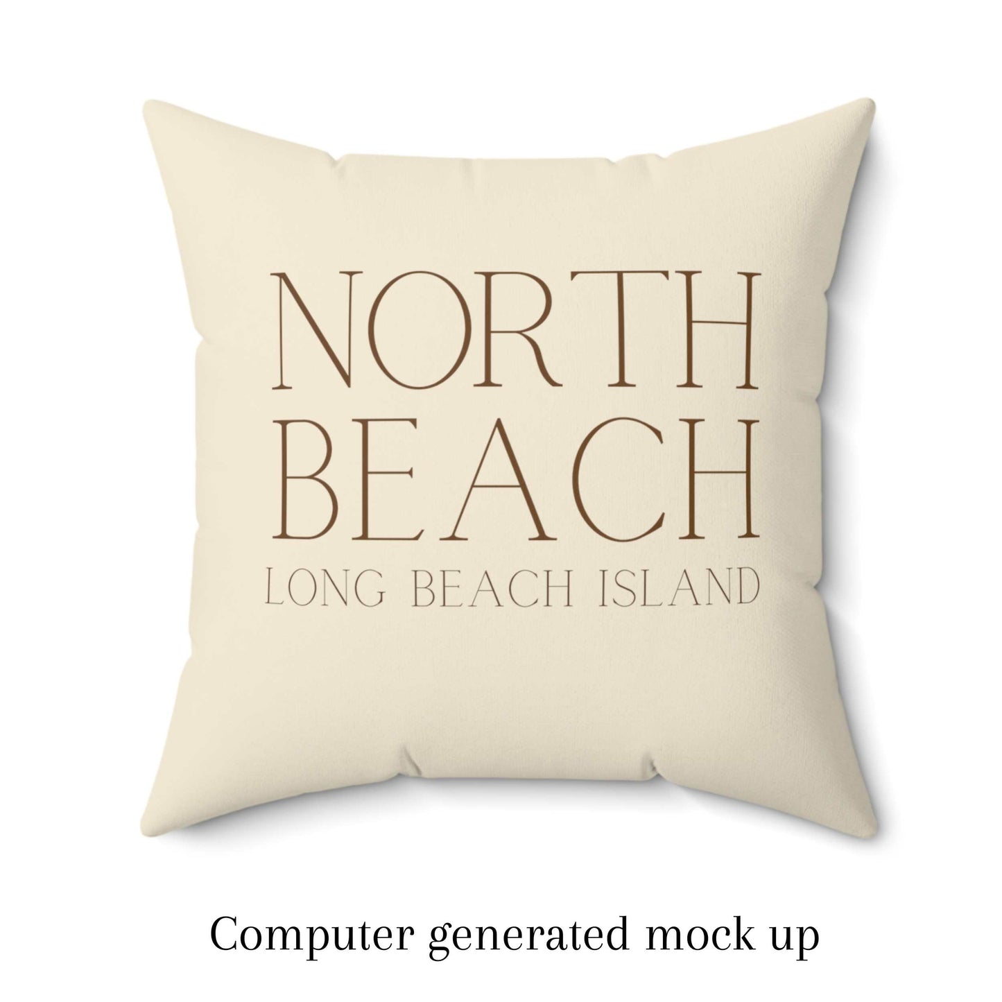 North Beach Driftwood Square Pillow