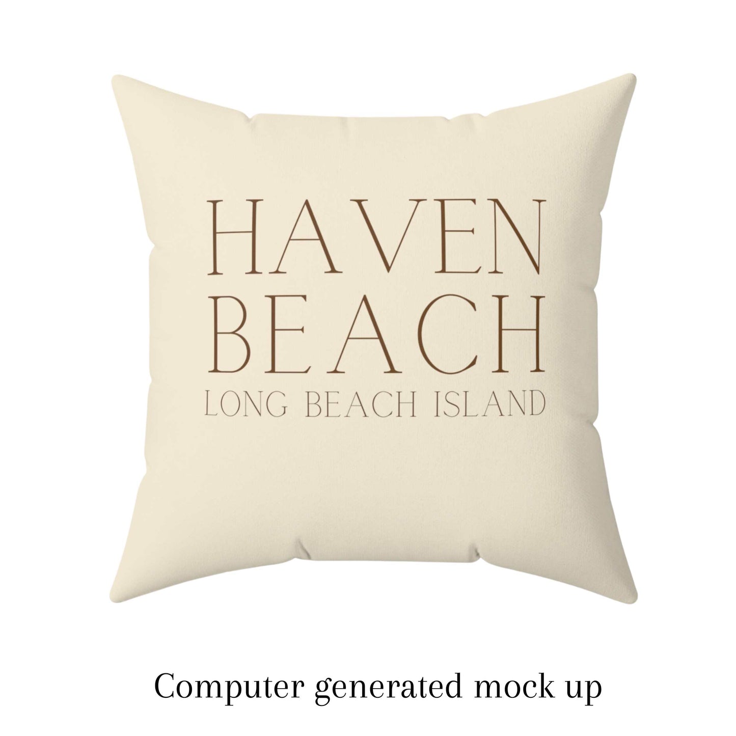 Driftwood Square Pillow, Haven Beach