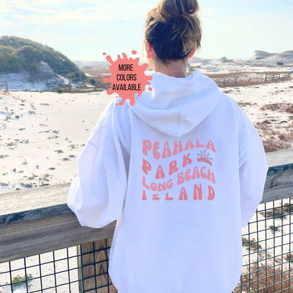 Coral wave Hoodie, Peahala Park