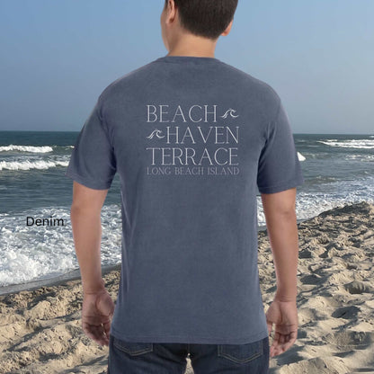 Waves Comfort Colors Short Sleeve Tee, Beach Haven Terrace