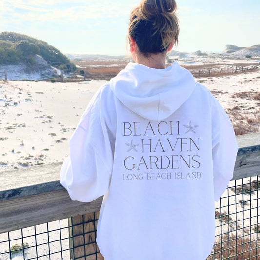 Driftwood Hoodie, Beach Haven Gardens