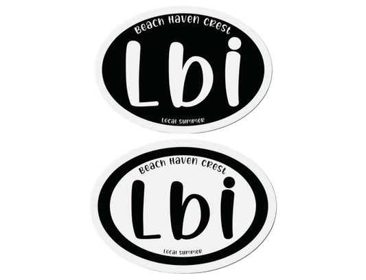 LBI Oval Magnet, Beach Haven Crest