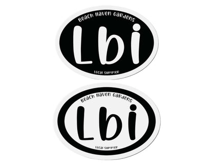 LBI Oval Magnet, Beach Haven Gardens