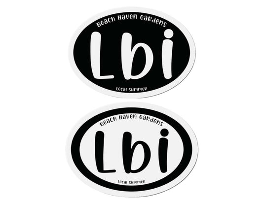 LBI Oval Magnet, Beach Haven Gardens