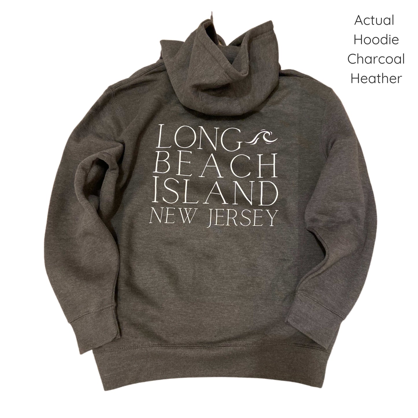 Waves Hoodie, Long Beach Island