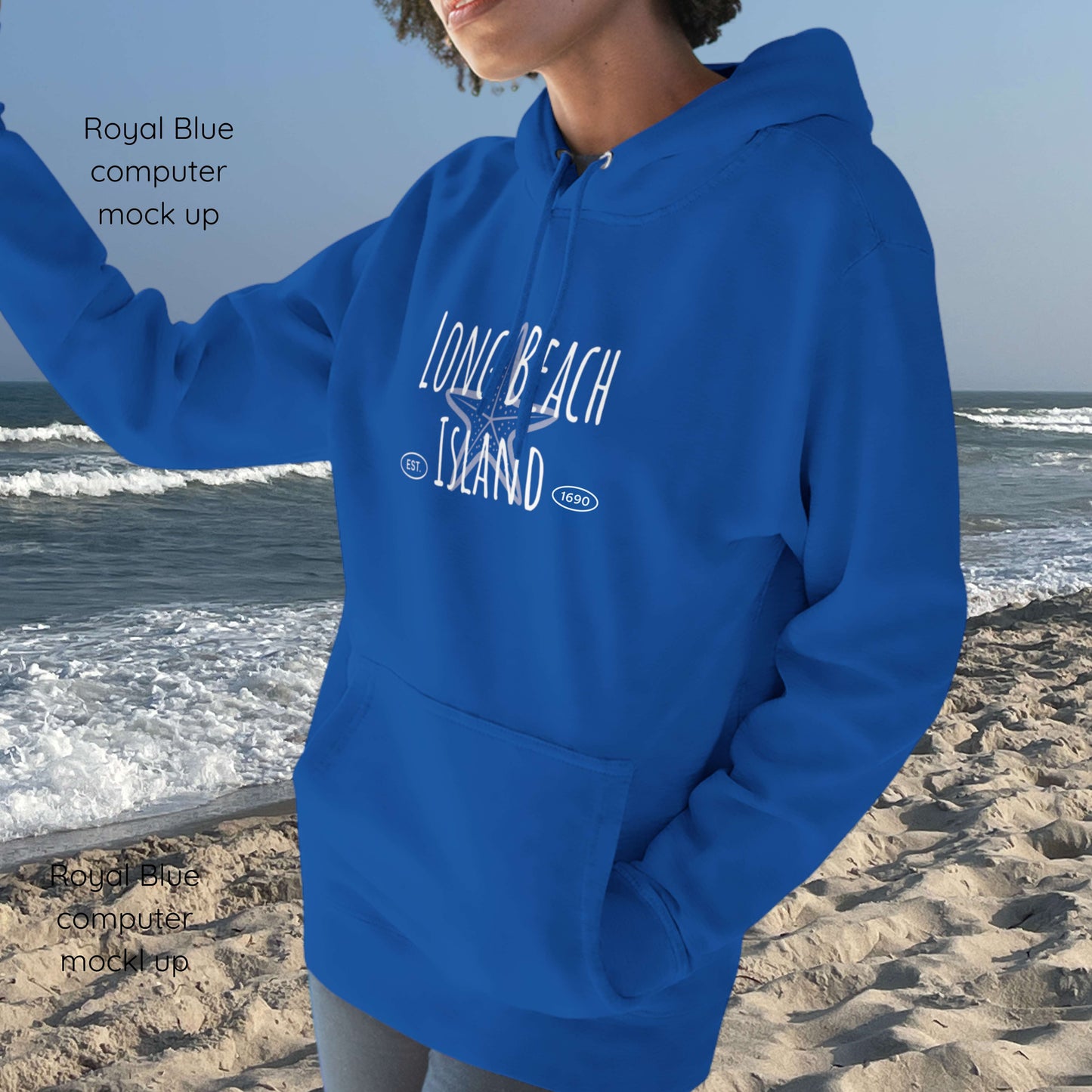 Shoreline Hoodie, Long Beach Island