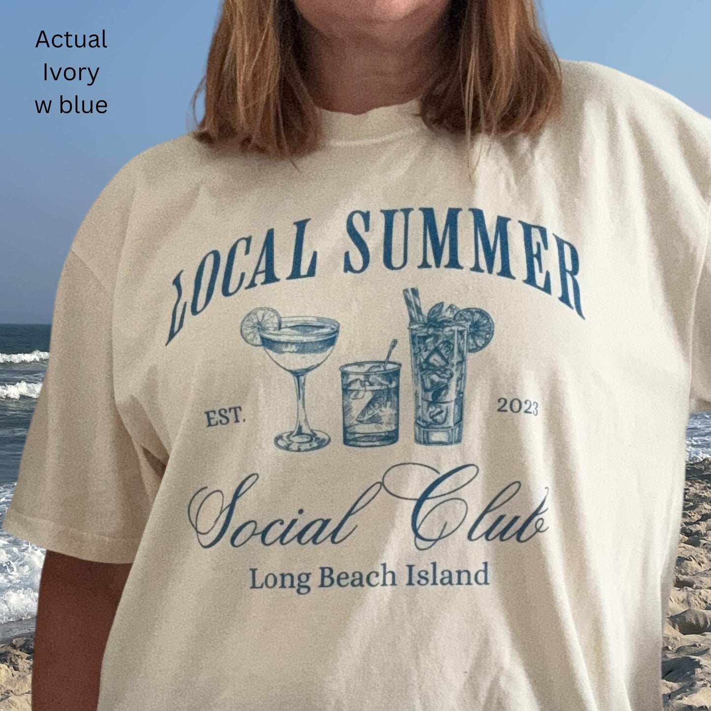 Local Summer Social Club, Cheers, Comfort Colors Tee