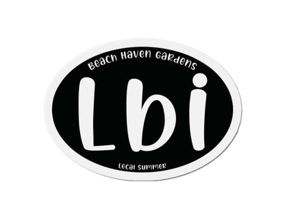 LBI Oval Magnet, Beach Haven Gardens