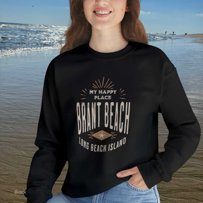 My Happy Place Sweatshirt, Brant Beach