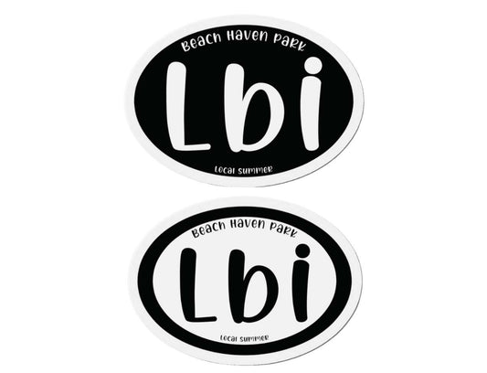 LBI Oval Magnet, Beach Haven Park