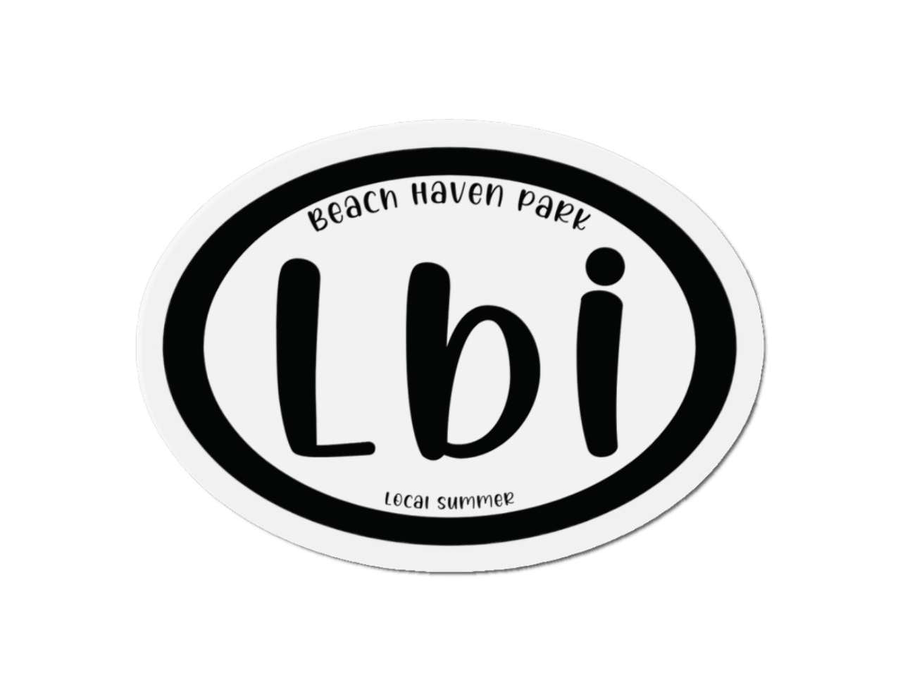 LBI Oval Magnet, Beach Haven Park