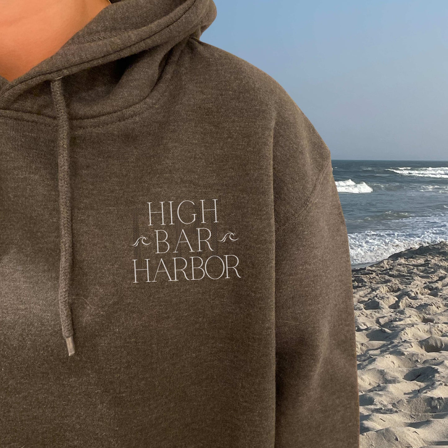 Waves Hoodie, High Bar Harbor