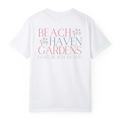 Patriotic Comfort Colors tee, Beach Haven Gardens