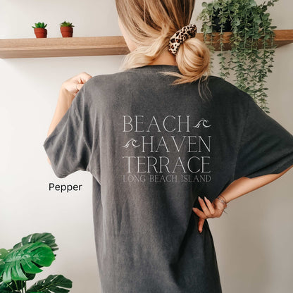 Waves Comfort Colors Short Sleeve Tee, Beach Haven Terrace