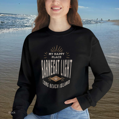 My Happy Place Sweatshirt, Barnegat Light